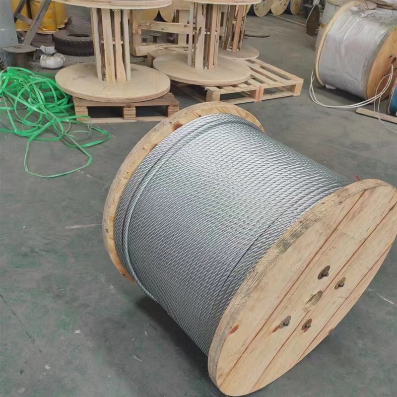 镀锌钢丝绳工地安全绳缆风绳集装箱护栏加固捆绑生命线热镀锌