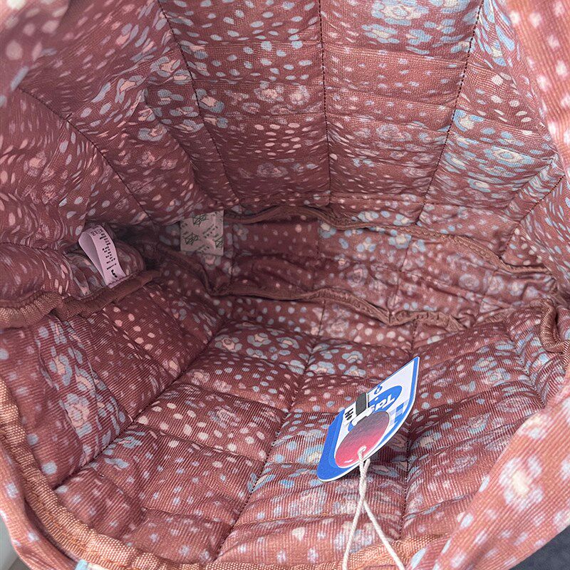 珍珠腈纶串珠可爱拉绳大容量帆布袋37*8*41cm