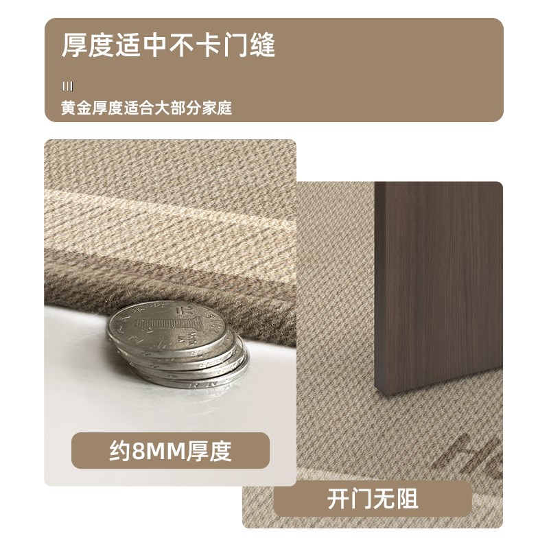 现代简约耐脏门前脚踏垫入户门地垫可裁剪玄关地垫大门口垫子脚垫