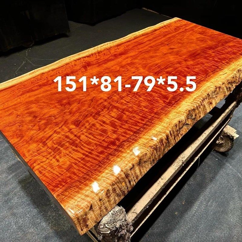 刚果花梨木大板桌实木餐桌茶桌自然边书桌办公桌会议桌大班台画案