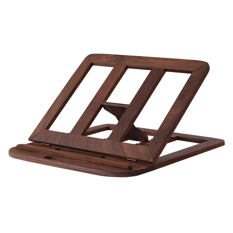 笔记本电脑木质折叠立式支架便携平板迷你托架桌面升降增高散热架
