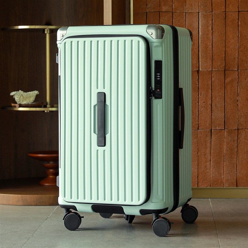 新款大容量深仓行李箱可扩展侧开盖男女学生拉杆密码旅行登机箱子