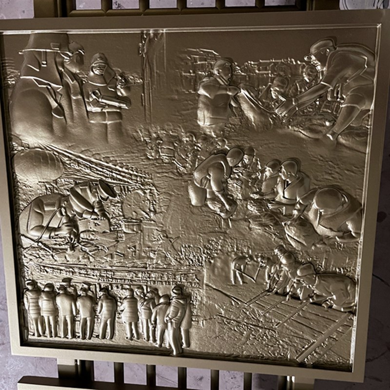 来图定制实木雕刻板浮雕背景墙 浮雕文化墙 雕花板装饰雕花工艺品