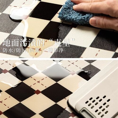 小清新花朵入户门地垫pvc简约进门脚垫可擦免洗门口防滑耐脏地毯