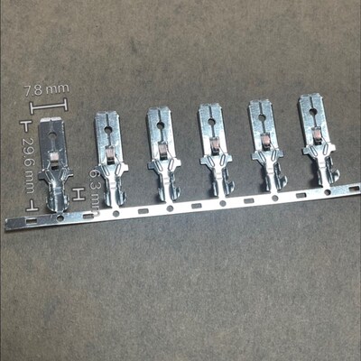 7.8插簧插片横连0.4厚度公x母对接插件端子可插拔式连接插件3000