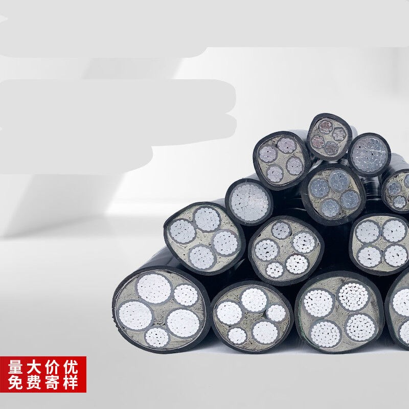 铝电缆线4芯2535507095平方120三相四芯铠装铝芯电缆铝线铝芯4*61