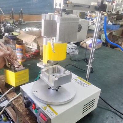 TM-1000RS磁环线圈外围胶带半自动包胶机带气R缸式自动压住包胶机