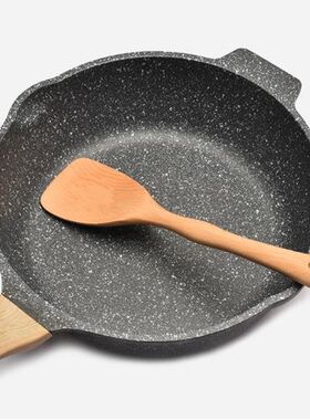 高档实木锅铲炒锅不粘锅专用铲子家用炒菜锅电磁炉锅木铲子耐高温