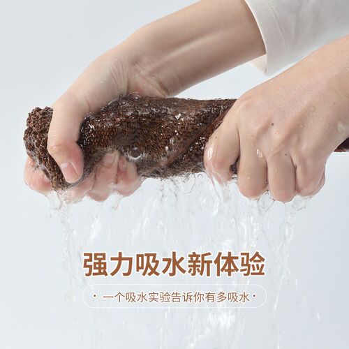 拖地抹布保洁吸水毛巾不易掉毛擦地无水印平板拖把夹布替换布