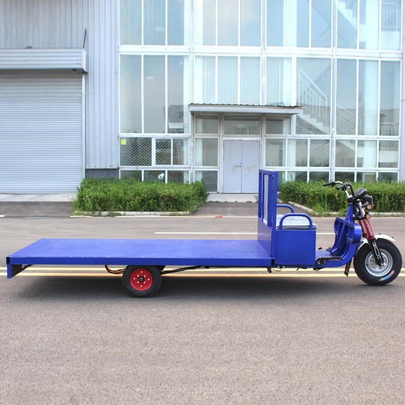 电动三轮车货运加长平板车拉货农用载重王自卸大功率爬坡油电两用