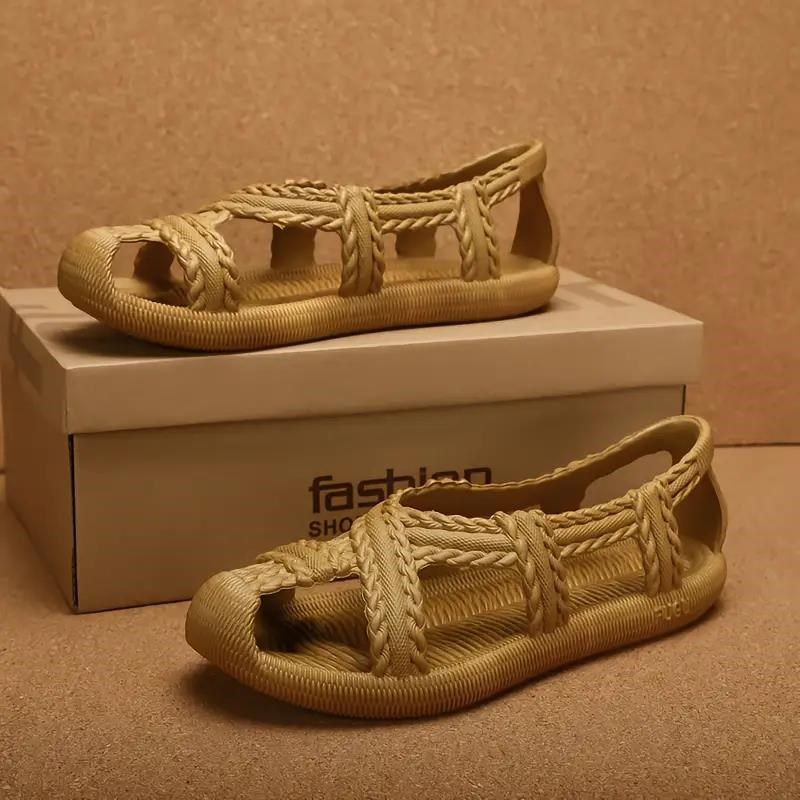 小鑫甄选男鞋井冈山凉鞋夏季透气拖鞋一脚蹬沙滩鞋子软底编织草鞋,流行男鞋,休闲凉鞋,淘宝优惠券,粉丝福利购,淘宝优惠卷