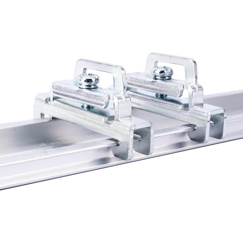 C45导轨固定件电气安装导轨BNL6终端固定堵头DIN钢轨铝轨金属挡片