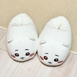日系爆款chiikawa毛绒拖鞋自嘲熊乌萨奇小八吉伊卡哇室内棉拖鞋