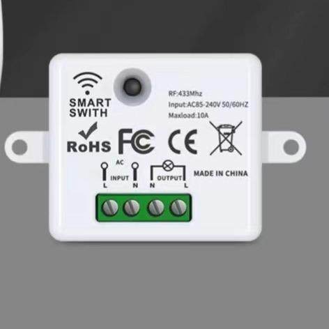 RF433通断器无线遥控开关迷你零火线智能控制家用免布线灯具面板
