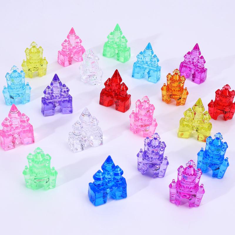 仿真钻石水晶石diy饰品游乐场幼儿园彩色儿童玩具亚克力宝石