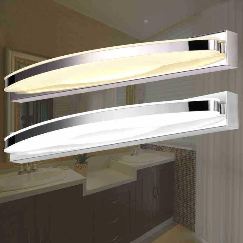 LED简约现代时尚柜灯浴室壁灯不锈钢卫生间灯饰化妆壁灯具镜前灯