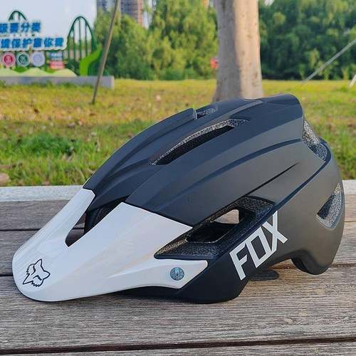 FOX头盔山地越野自行车半盔青少年学生速降骑行头盔一体安全帽男