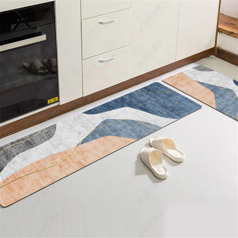 厨房地垫门口浴室进门吸水家用长条防滑卧室客厅门垫脚垫地毯