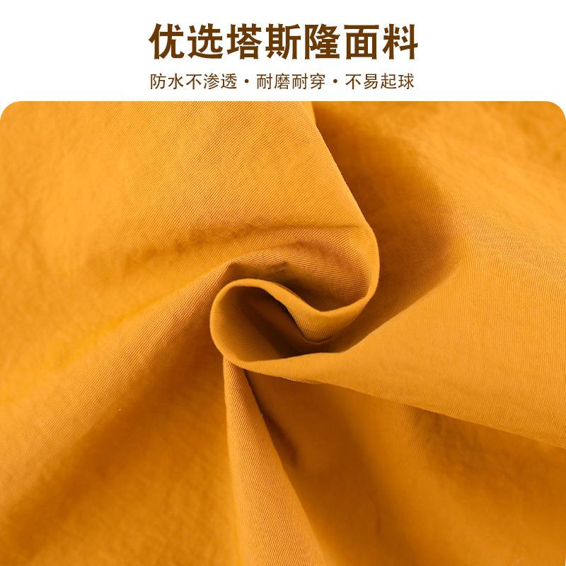 新款防泼水围裙家用厨房做饭餐饮服务员烘焙工作服成人围腰可印字