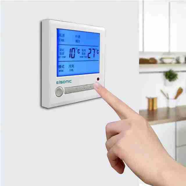 风机盘管亿林AC803液晶温控器恒温调温静音智能精准控温控制器