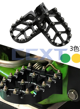 CNC脚踏板适用川崎 KX65 KX80 KX85 KX100 KX112 KLX140 KLX140L