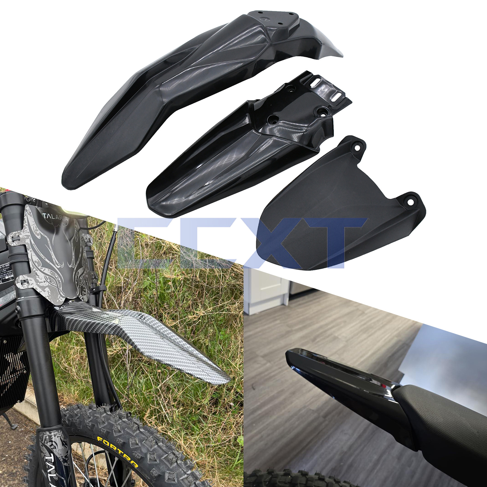 探骊摩托车挡泥板组合件 TALARIA MX3/ MX4 前后挡泥板车架挡水板