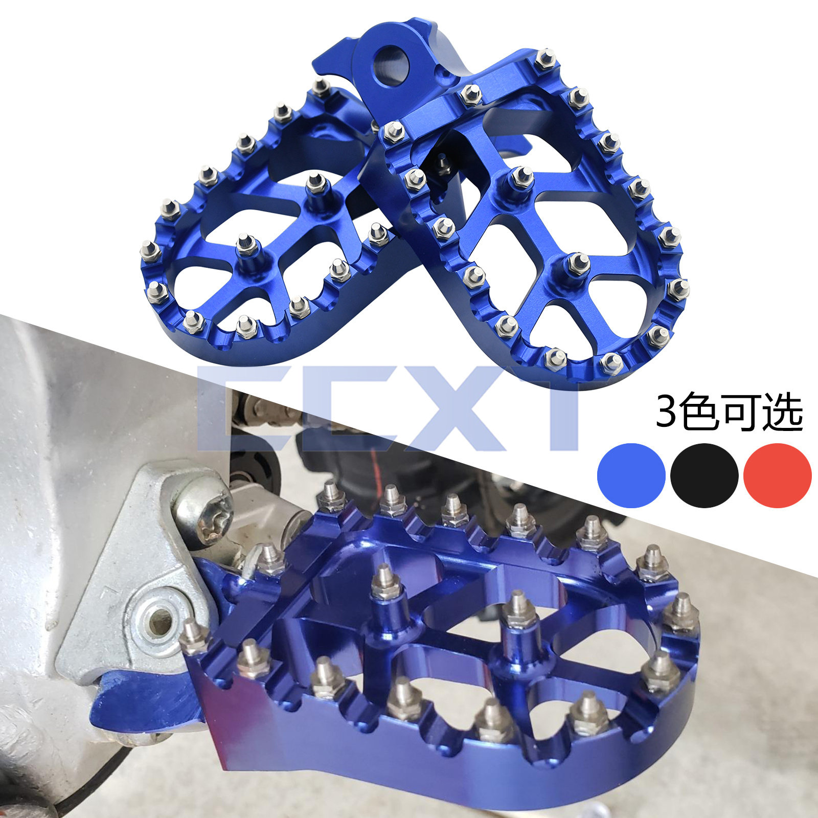 CNC摩托车脚踏板适用于雅马哈Tenere 700 XTZ700 2019-2024