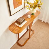 乌金木现代中堂玄关全实木入户进门玄关架子客厅装 饰架