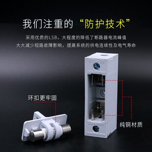 熔断器RT14 38保险丝座安全保险丝底座20A380V 20熔断器底座10