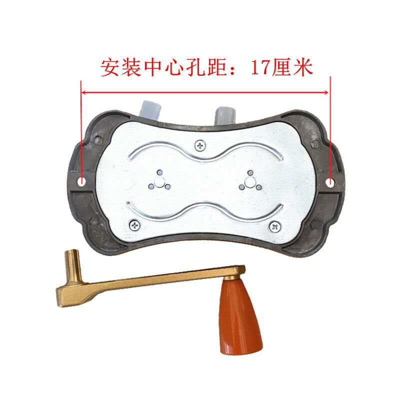 改装晾衣架手摇器加长钢丝绳双杆阳台晒衣架升降器摇手器配件通用