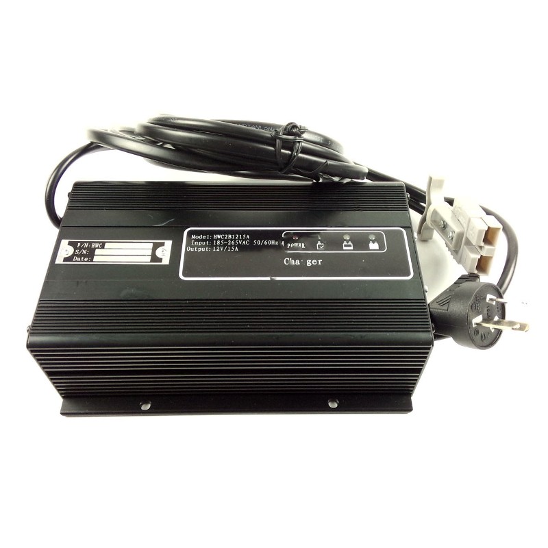 充电器12v15A半电动堆高车叉车电瓶智能充电机