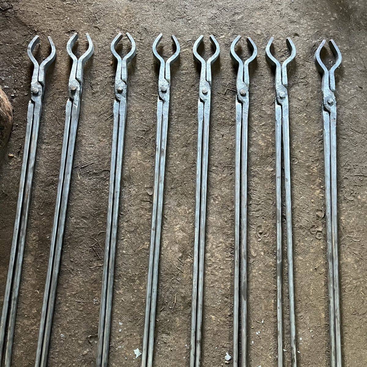铝棒钳石墨坩埚铸造铁钳熔铝化铜圆口钳夹持钳子大全工具厂家直销