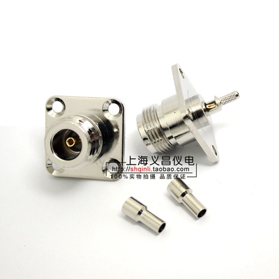 射频连接器 N-KFC-1.5 N头母头 带法兰 接50-1.5 RG316、174 馈线