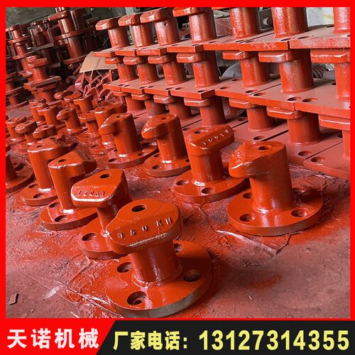 现货150kn圆底系船柱 景区观光船舶系缆桩 定制羊角鸭嘴系船柱