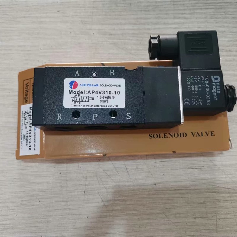 ACE PILLAR电磁阀AP4V310-10 AP4V210-08  AP4V110-06 AP4V410-15