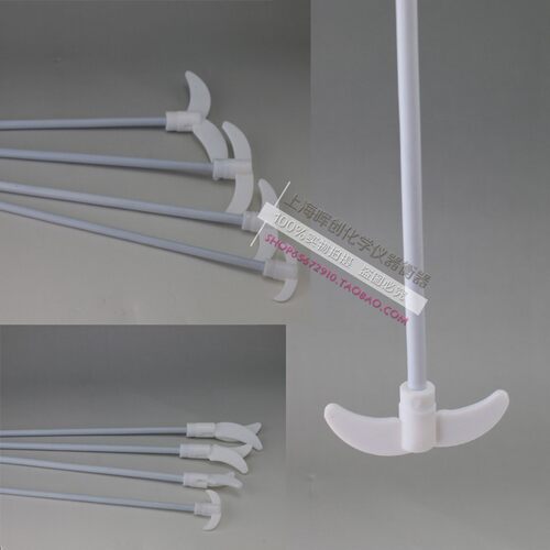 具四氟乙烯搅拌棒 四氟搅拌桨450/500/600/700MM耐酸碱 4F 搅拌机