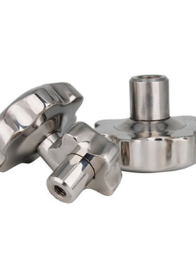 SFJS不锈钢梅花手轮圆螺母星形把手圆柱形螺帽手拧锁紧通用螺丝