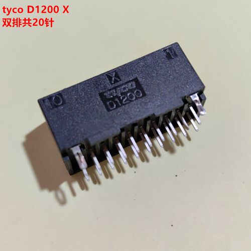 1-1827875-0  TE AMP tyco D1200 20针 X卡槽 原装正品 可直拍