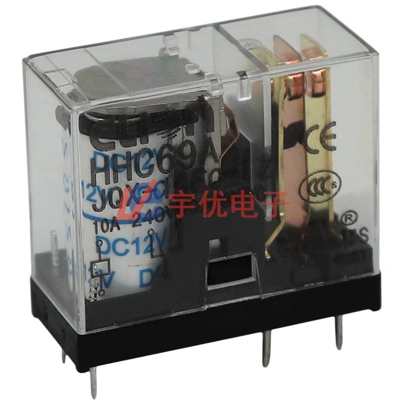 HHC69A(JQX-14FC)-1Z-12VDC欣大CLION电磁继电器 5脚 12V全新原装