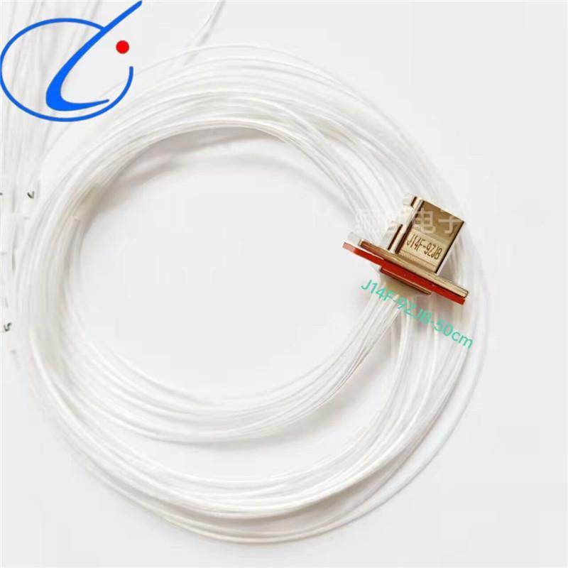 J14F-9ZKB-2M矩形连接器J14F-9TJ-2M公母头接插件9针压接J14F系列