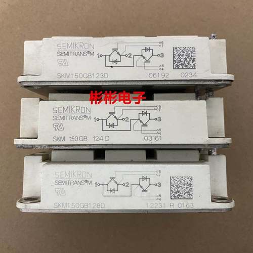 SKM150GB128D SKM150GB128DE SKM150GB12T4 西门康拆机IGBT模块