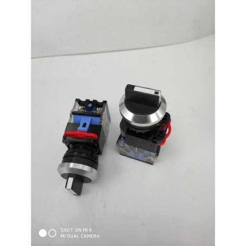 正宗银点新型LA156A2 LA38-11X2旋钮开关一开一闭 二档选择开关