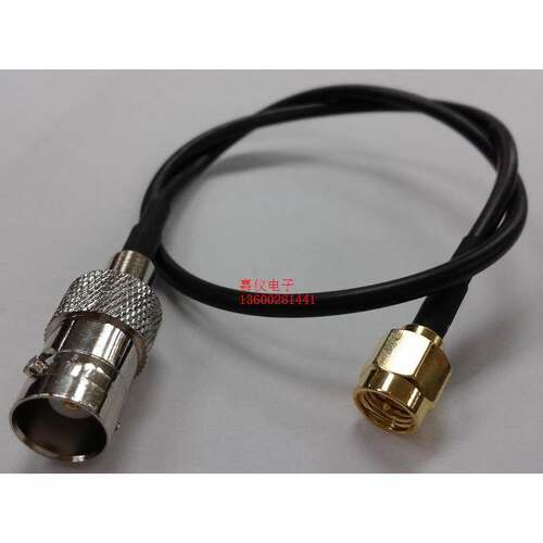 Q9/SMA射频信号线SMA/BNC-JK连接线BNC母头/SMA公头测试线50欧姆