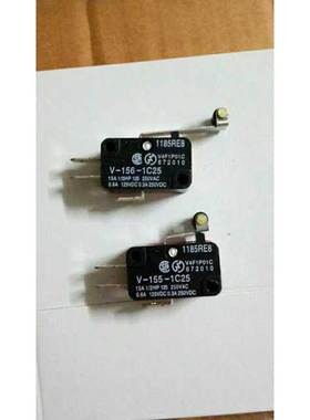 微动开关XV-155-1C25/125/250V AC PCS 100只装黑色高质量 短柄