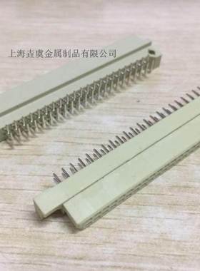 欧式插座 2.54MM间距 9001-38441C00A 2*22PIN 2排44芯 244弯孔