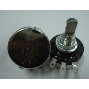 TOCOS单圈碳膜电位器 RV24YN 20F B102 103 202 203 502 503 半轴