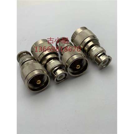 射频馈线转接头 UHF/BNC-JJ SL16公头/BNC公头 射频信号90度弯头