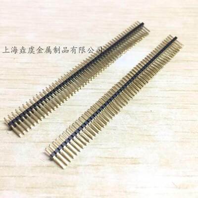接插件 双排排针1.27mm间距 2*50P 2X50Pin 双排针 双排插针 镀金