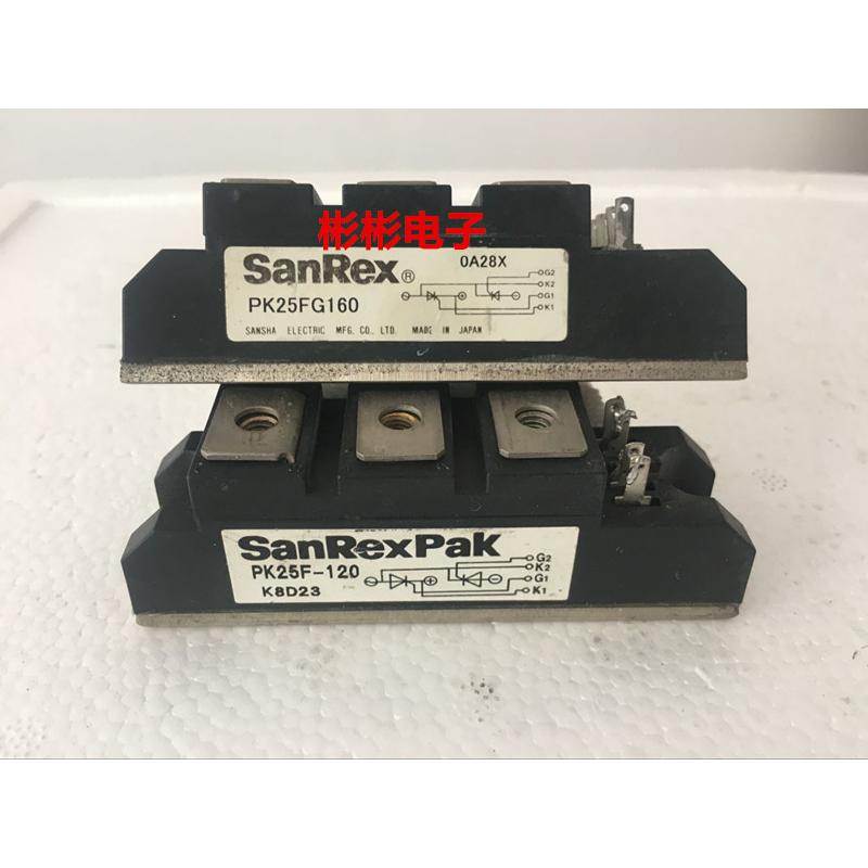PK25FG160 PK25FQ160 PK25F-120 PK25F80 三社二手拆机可控硅模块