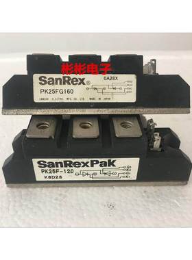 PK25FG160 PK25FQ160 PK25F-120 PK25F80 三社二手拆机可控硅模块